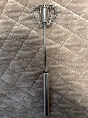 Handheld Stainless Steel Whisk - Silver